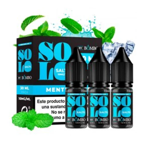 Menthol Ice 3x10ml - Solo Salts (Bombo)