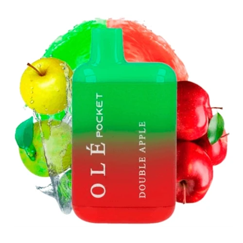Pod desechable Olé Pocket Double Apple 20mg (Bud Vape)
