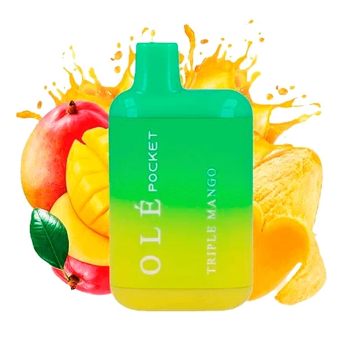Pod desechable Olé Pocket Triple Mango 20mg (Bud Vape)