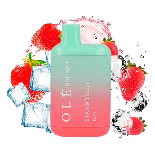 Pod desechable Olé Pocket Strawberry Ice 20mg (Bud Vape)