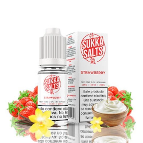 Strawberry 10ml (Sales de nicotina) (Sukka Salts)