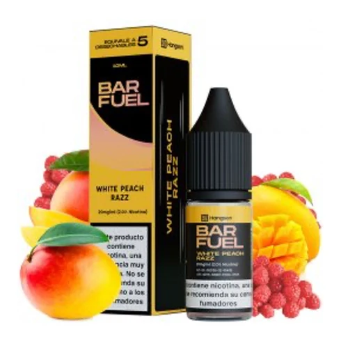 White Peach Razz 10ml (Sales de nicotina) (Bar Fuel by Hangsen)