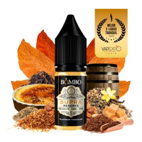 Supra Reserve - Platinum Tobaccos Nic Salts 10ml (Bombo)