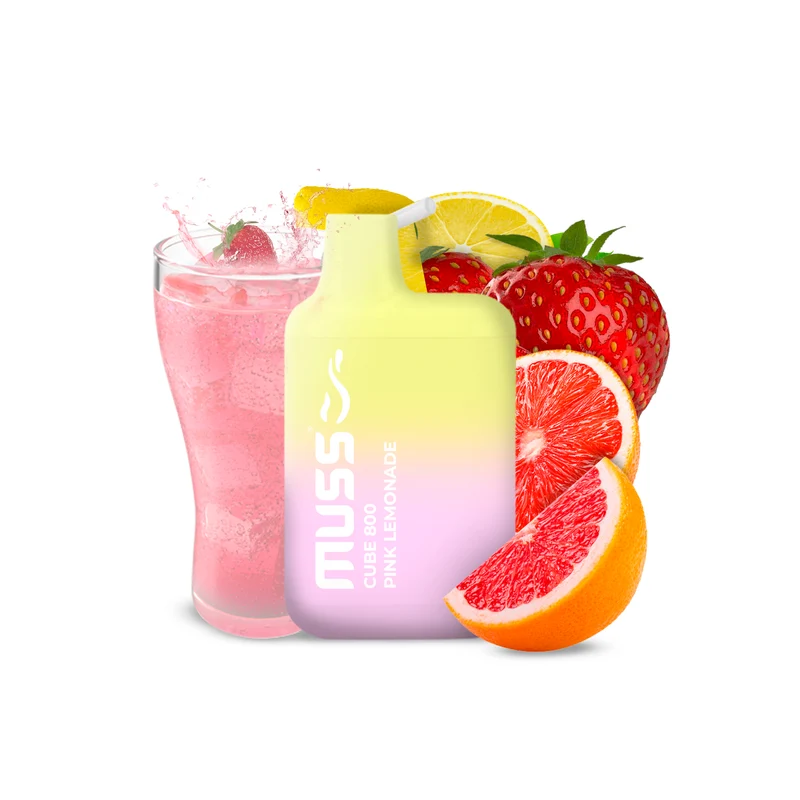 Muss Vape Cube 800 puffs Pink Lemonade (1ud) (20mg)