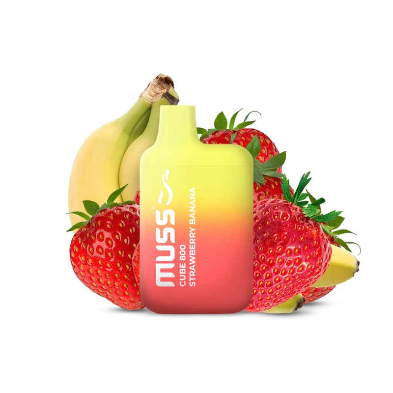 Muss Vape Cube 800 puffs Strawberry Banana