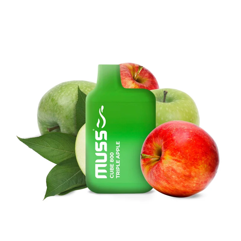 Muss Vape Cube 800 puffs Triple Apple