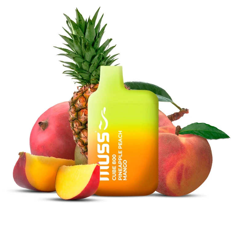 Muss Vape Cube 800 puffs Pineapple Peach Mango