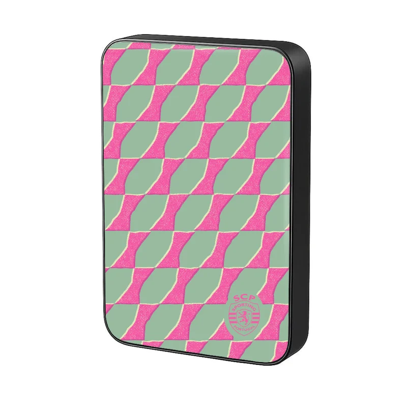 Power Bank Magnética Sporting - Onda Verde