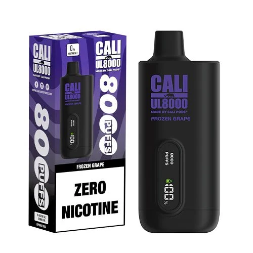 Pod descartable Cali UL8000 Cero Nicotina Frozen Grape 8000 puffs