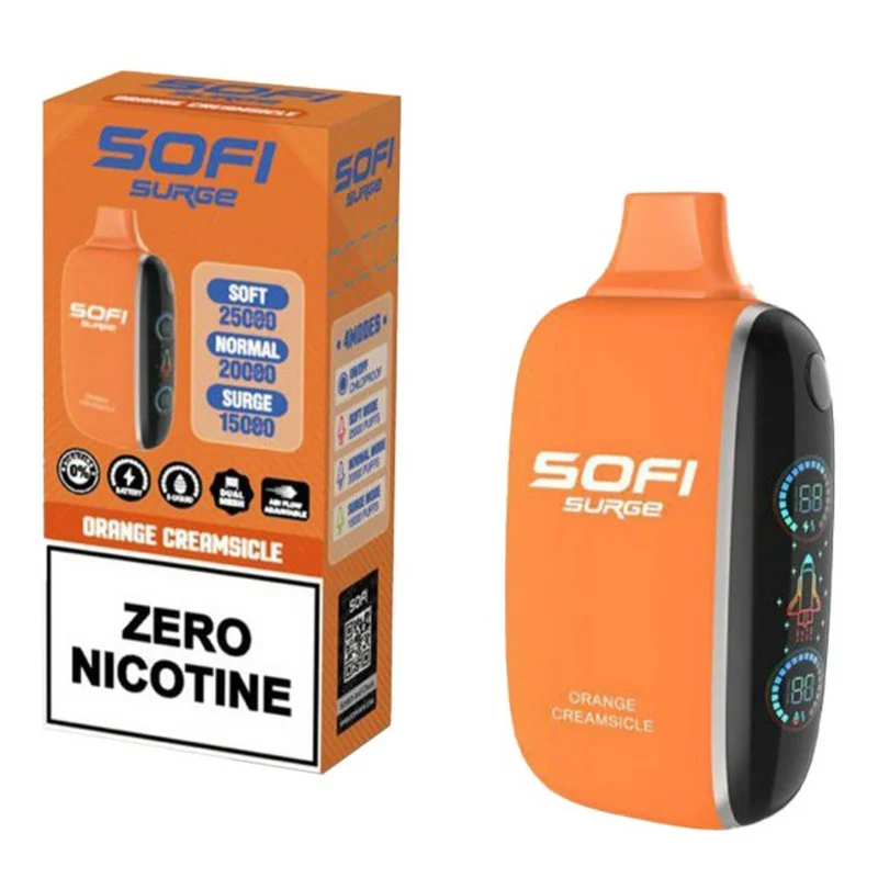Pod descartable Sofi Surge Cero Nicotina Orange Creamsicle 25000 puffs