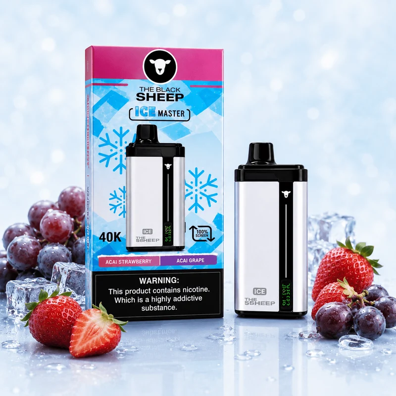 Pod descartable The Black Sheep 40K Dual Ice Master Acai Strawberry / Acai Grape