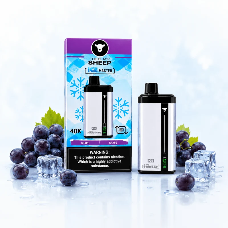 Pod descartable The Black Sheep 40K Dual Ice Master Grape / Grape