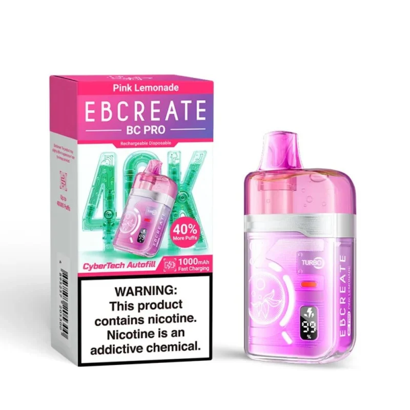Pod Descartable Elfbar EBCreate 40K Pink Lemonade