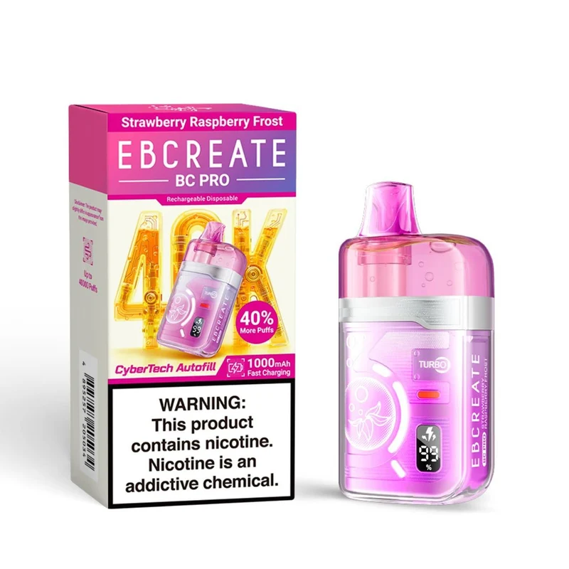 Pod Descartable Elfbar EBCreate 40K Strawberry Raspberry Frost
