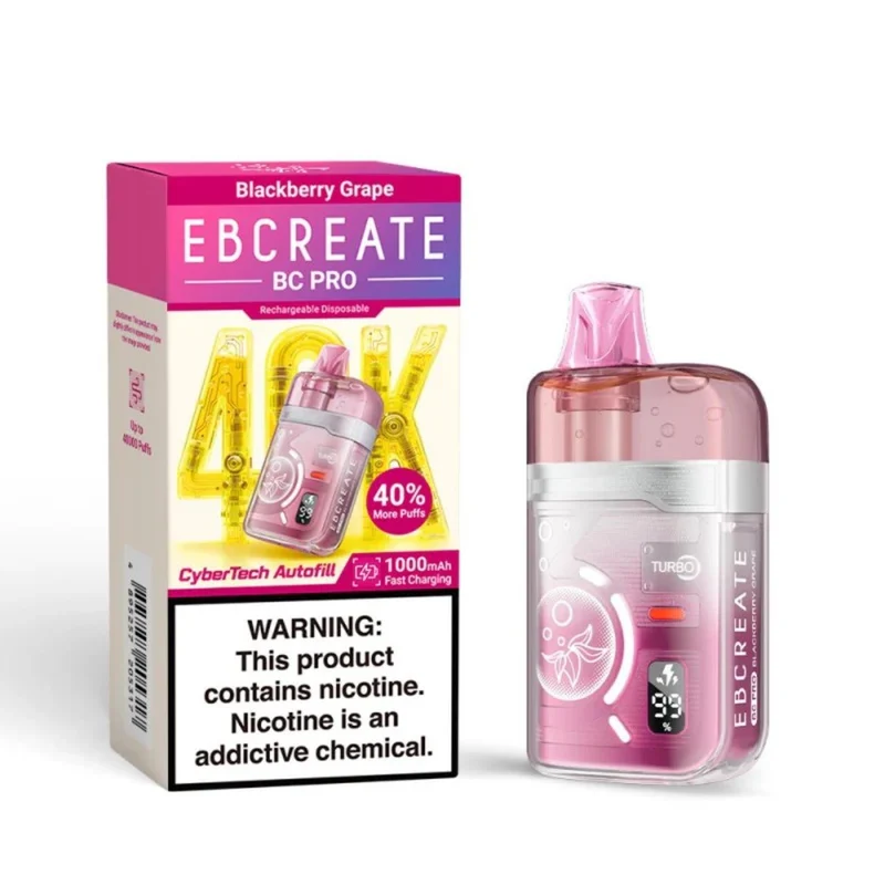 Pod Descartable Elfbar EBCreate 40K Blackberry Grape