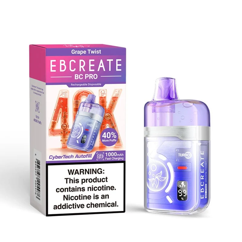 Pod Descartable Elfbar EBCreate 40K Grape Twist
