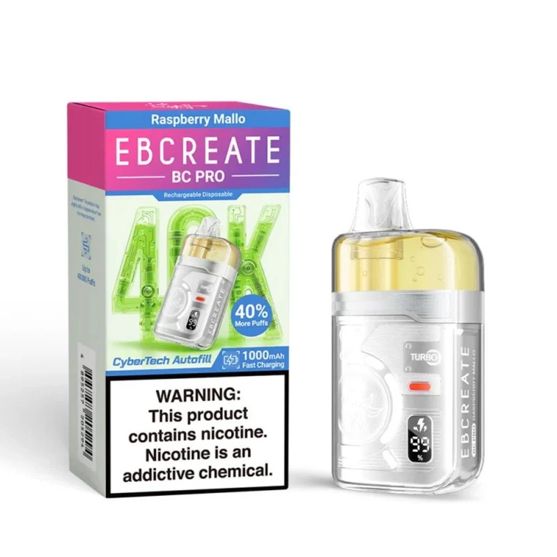 Pod Descartable Elfbar EBCreate 40K Raspberry Mallo