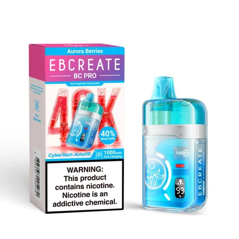 Pod Descartable Elfbar EBCreate 40K Aurora Berries