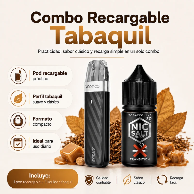 Combo Kit Recargable Tabaquil