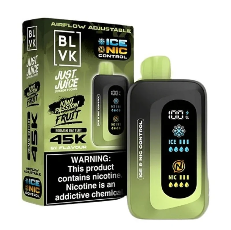 Pod descartable BLVK Just Juice 45000 puffs Kiwi Passion Fruit