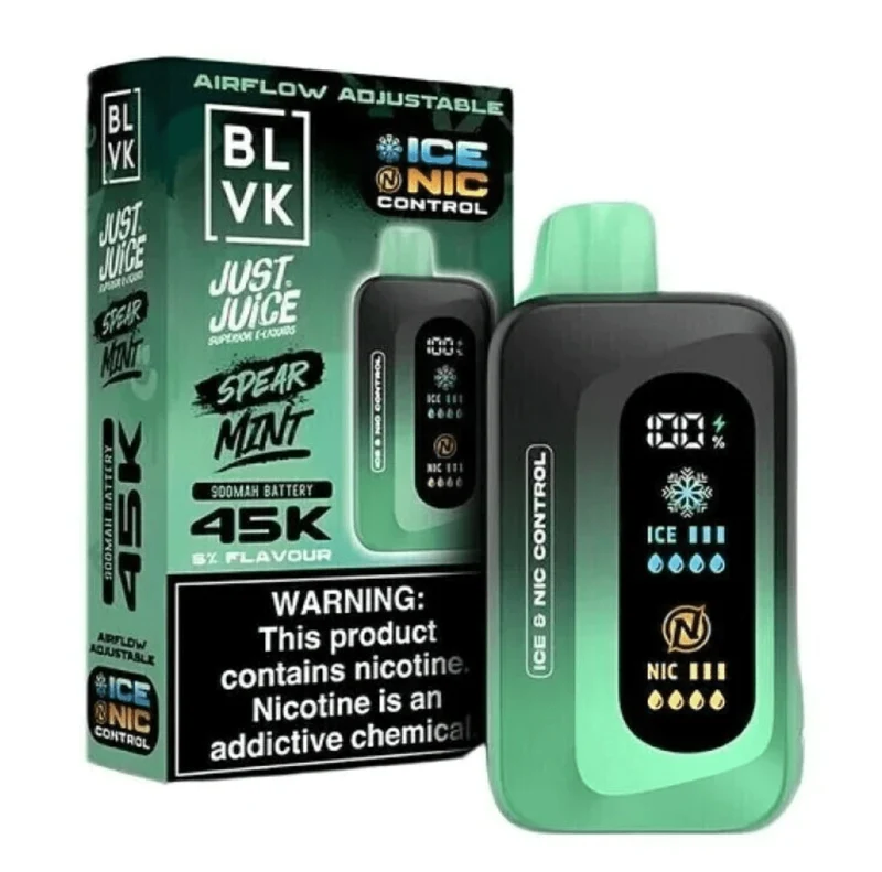 Pod descartable BLVK Just Juice 45000 puffs Spearmint