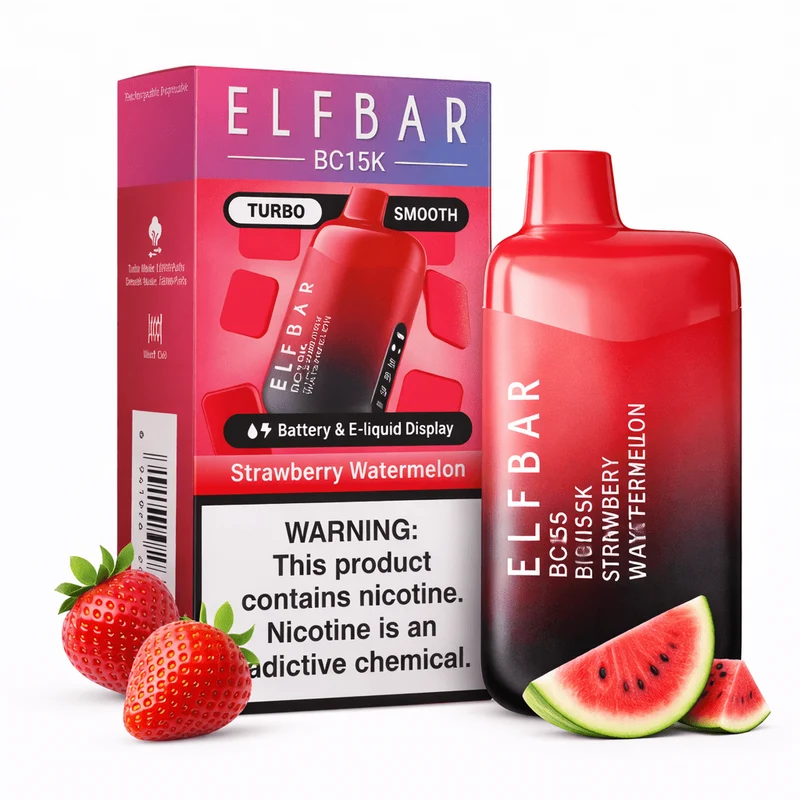 Pod descartalbe Elfbar BC15000 Strawberry Watermelon