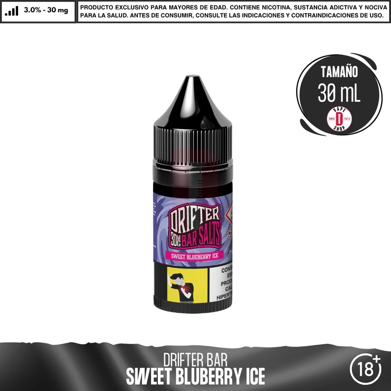 Drifter Bar Sweet Blueberry Ice Salts