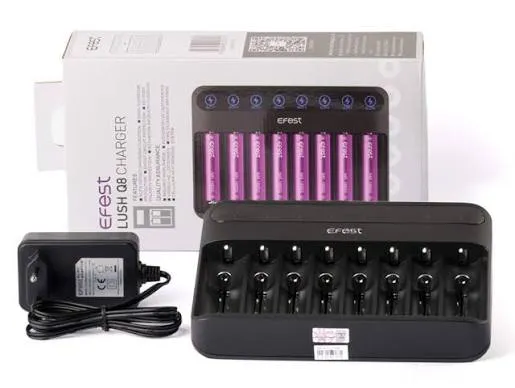 Cargador Efest LUSH Q8