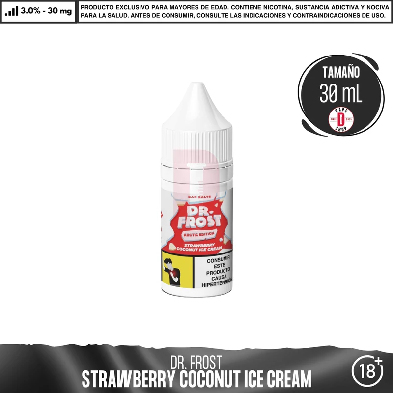 Dr Frost Strawberry Coconut Ice Cream Salts