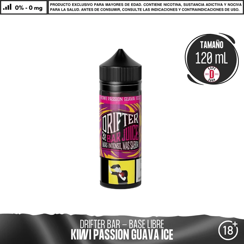 Drifter Bar Kiwi Passion Guava Ice