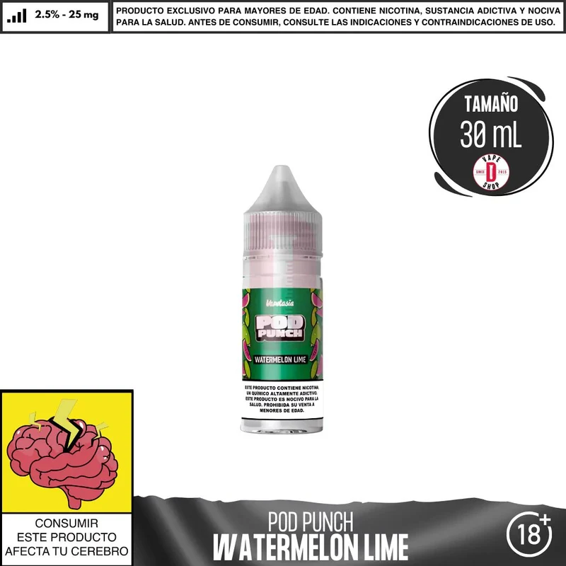 Pod Punch Watermelon Lime Salts