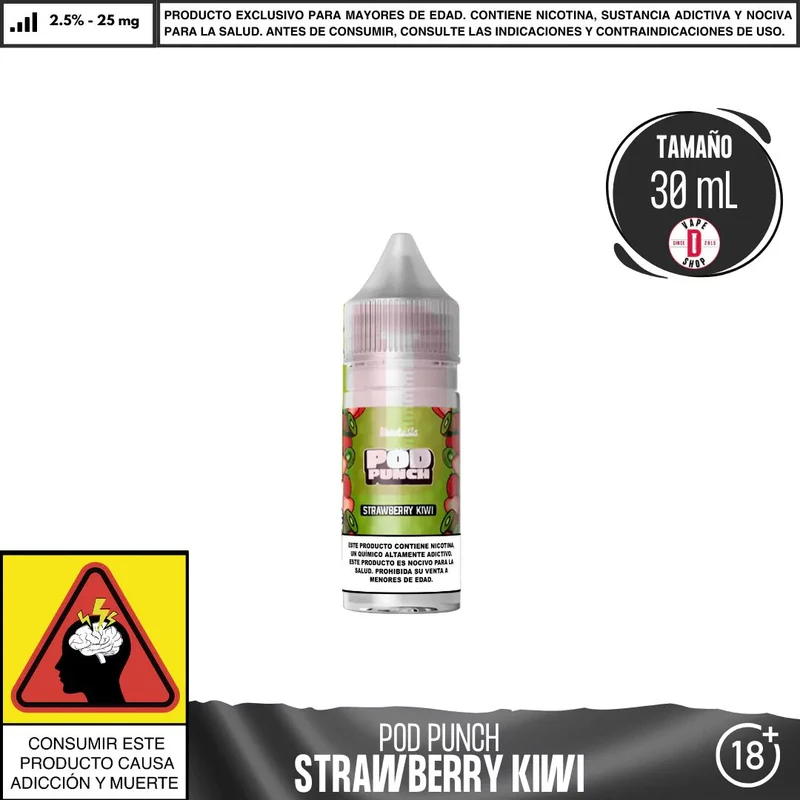 Pod Punch Strawberry Kiwi Salts