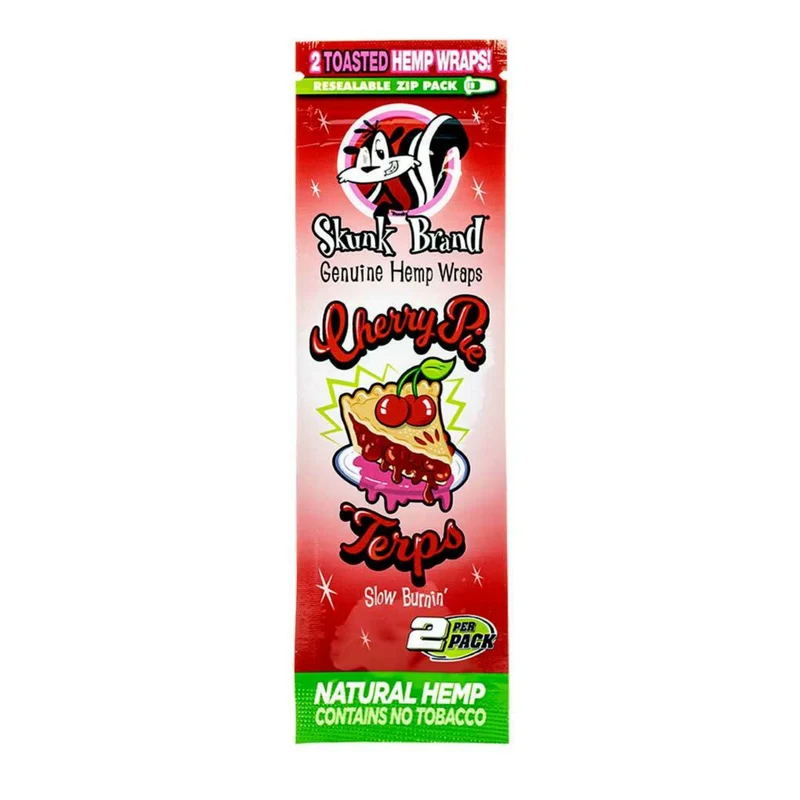 Hemp Wrap Cherry Pie con Terpenos – Skunk Brand