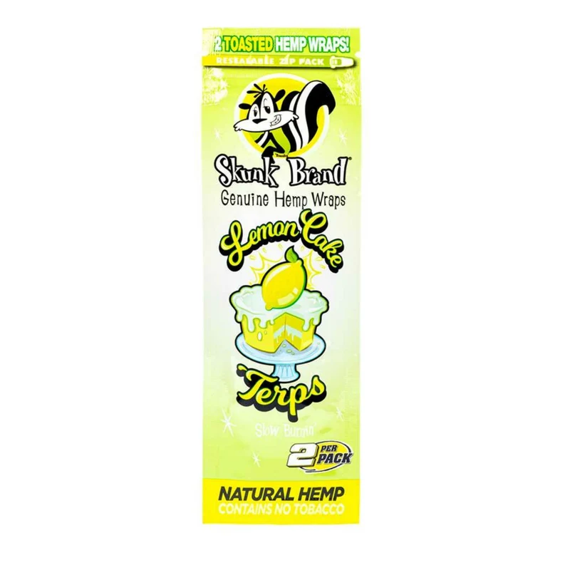 Hemp Wrap Lemon Cake con Terpenos – Skunk Brand