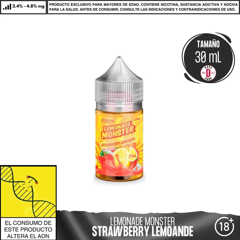 Lemonade Monster Strawberry Salts
