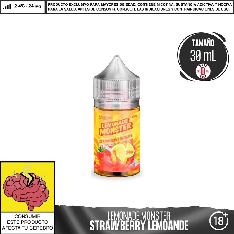 Lemonade Monster Strawberry Salts