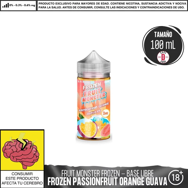Frozen Fruit Monster Passionfruit Orange Guava Ice