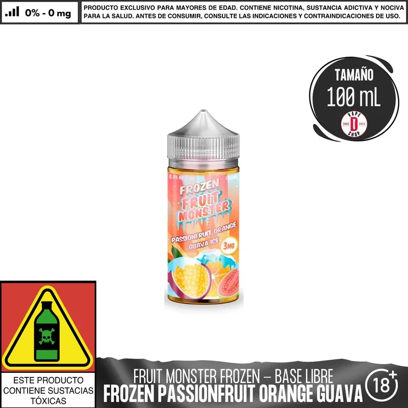 Frozen Fruit Monster Passionfruit Orange Guava Ice