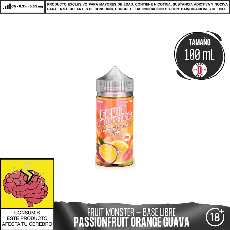 Fruit Monster PassionFruit Orange Guava